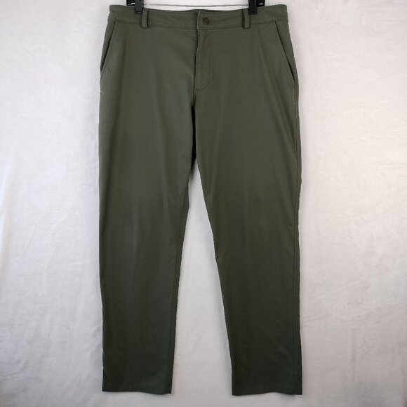 The North Face Men City Standard Modern Fit Pant Size 36x32 Green Hiking Stretch - Picture 1 of 15